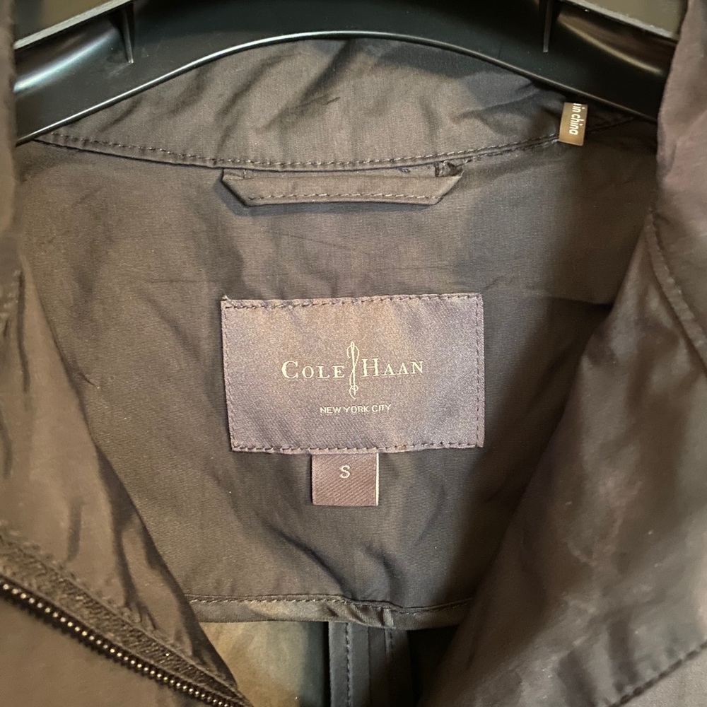 Cole Haan packable rain jacket